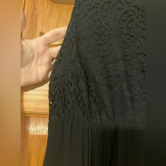 H&M Maternity Cocktail Dress Black Lace and chiffon small‎ - Picture 7 of 10